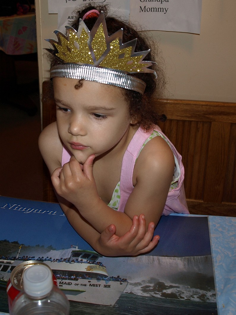 Considering Her Birthday in a Tiara