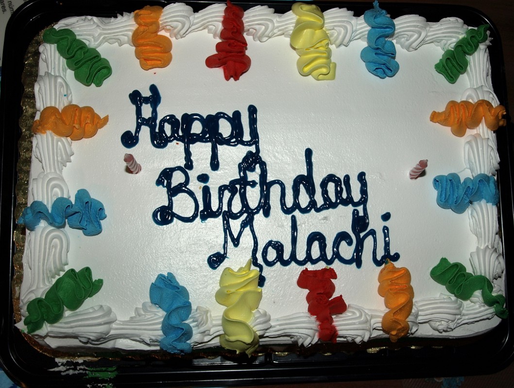 Malachi Birthday Cake Malachi Birthday Cake