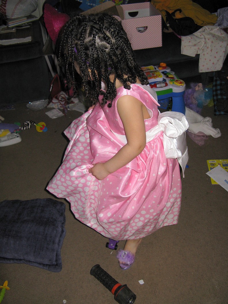 Gathering Her Easter Dress Gathering Her Easter Dress