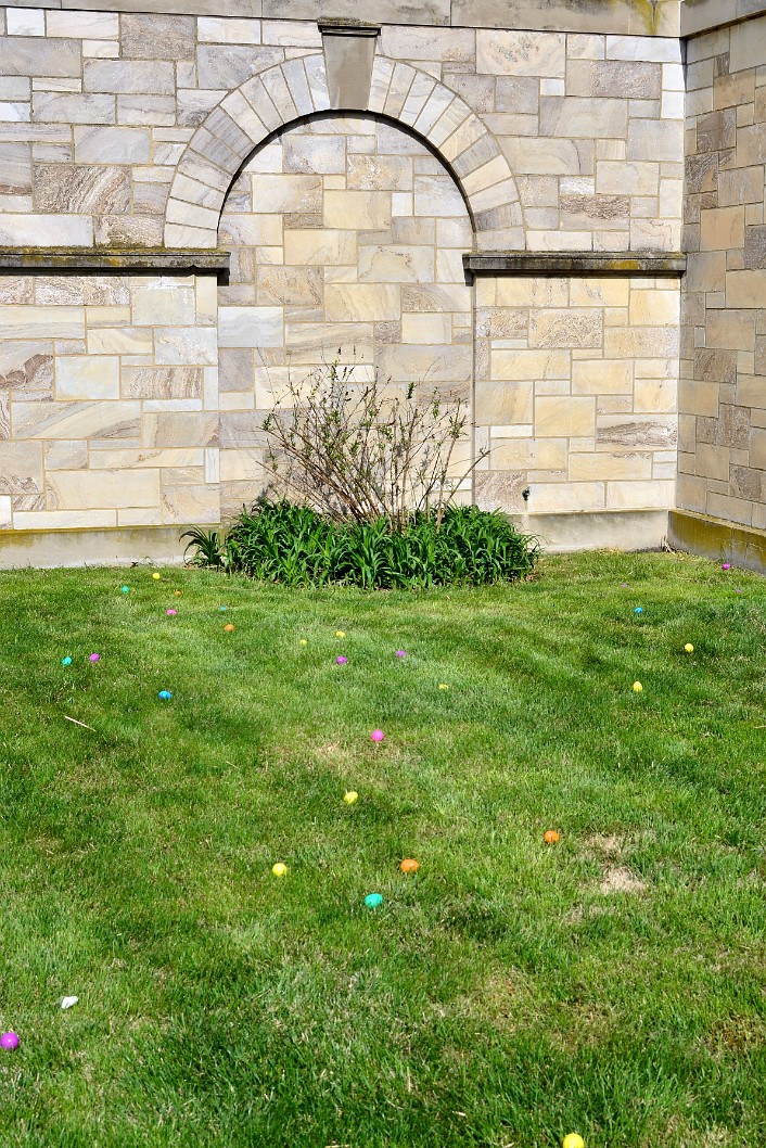 Scattered Eggs at the Shrine of Saint Anthony Scattered Eggs at the Shrine of Saint Anthony