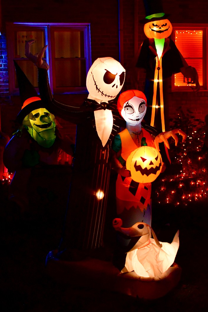 Nightmare Before Christmas Characters Glowing